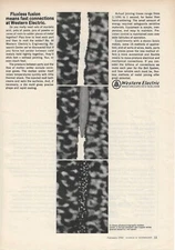 1968 Western Electric Print Ad ~ Bell System "Fluxless Fusion" Soldering
