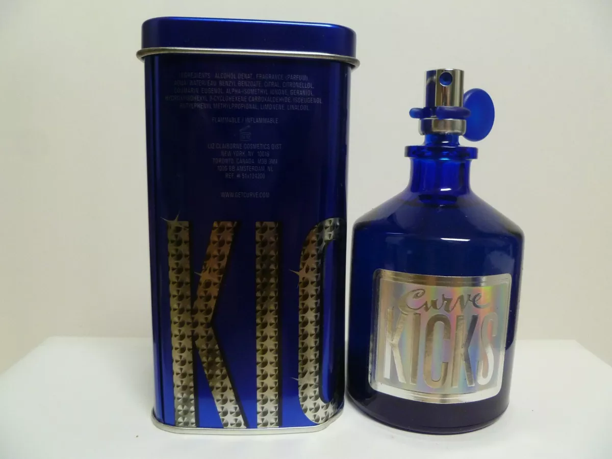 CURVE KICKS FOR MEN BY LIZ CLAIBORNE 4.2 OZ COLOGNE SPRAY Dents