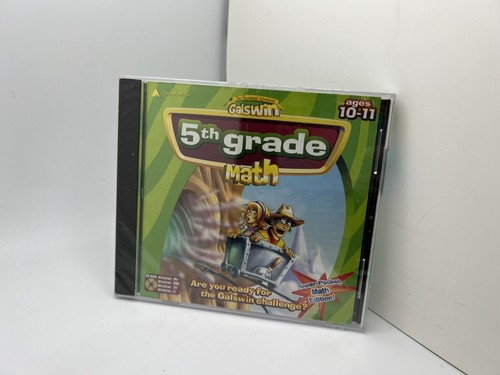 The Educational Adventure Galswin 5th Grade Math CD-Rom New - S13-1
