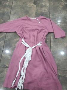 Pink Teela Dress Size 10 New No Tags White Ties