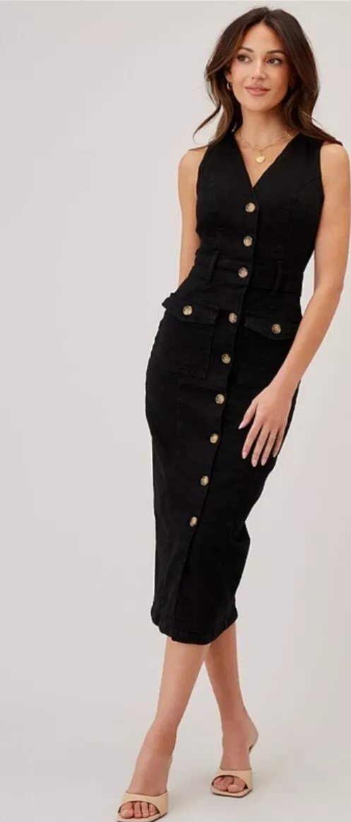 Michelle keegan denim dress ebay cheap