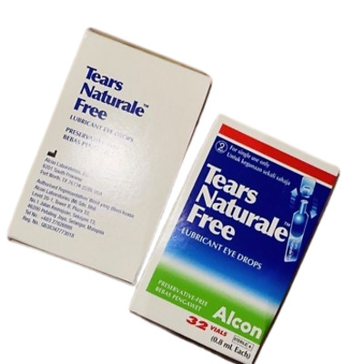 9 Boxes TEARS NATURALE ALCON 0.8ml 32 Vials Free Lubricant Eye Drops + FREE SHIP