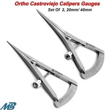 Dental Surgical Orthodontics Tooth Measring Castroveijo Dentist Calipers Gauge