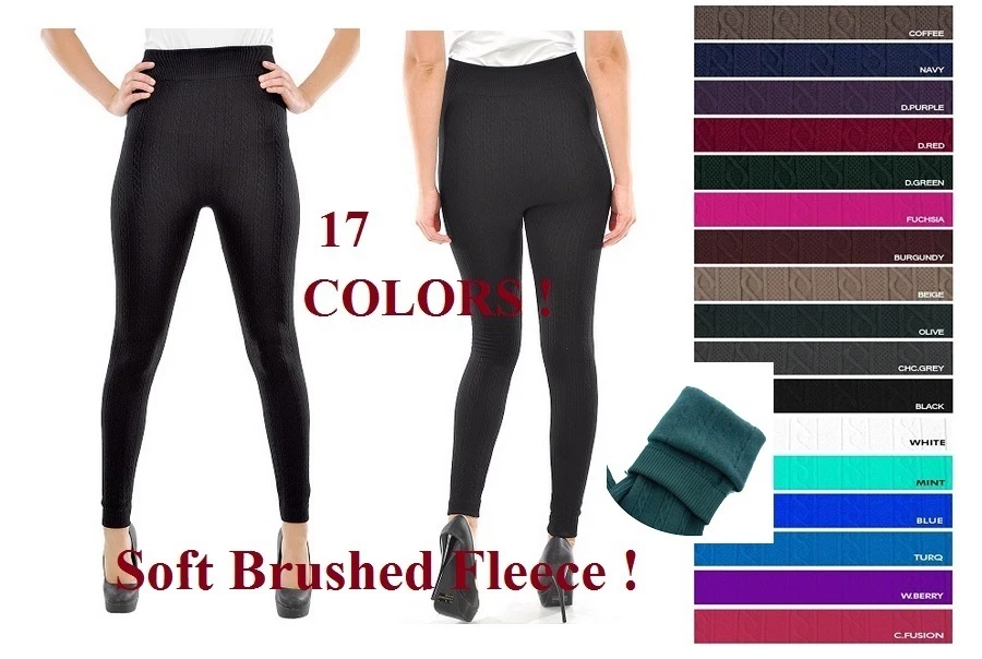 Women Brushed Tights Pants Thick Fleece Warm Warm Leggings Fashion Winter  Lined Pants (Coffee, One Size) : : Clothing, Shoes & Accessories