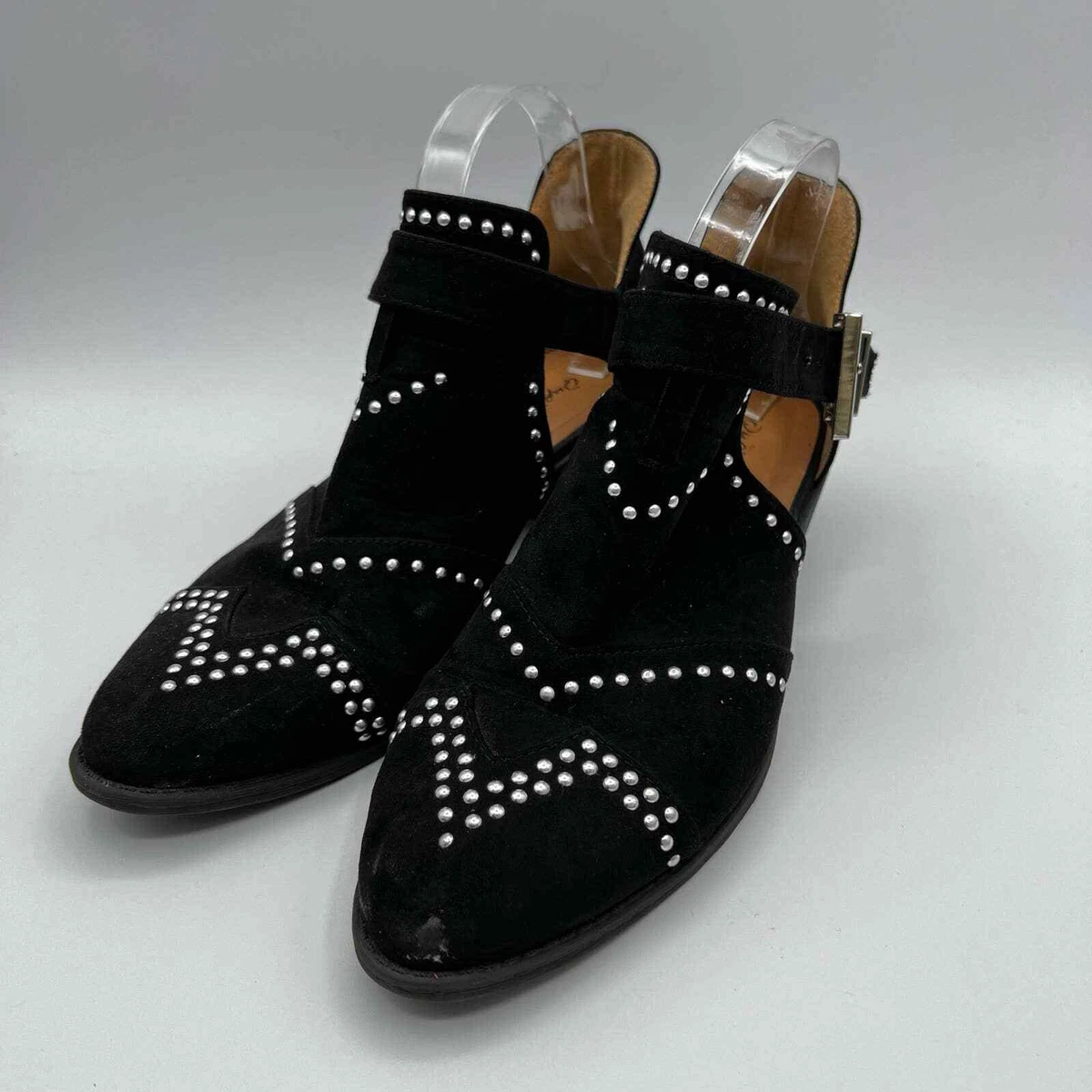 Qupid black studded booties sales