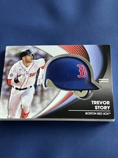 2022 Update Commemorative Batting Helmet Manufactured Relics Black Trevor Story