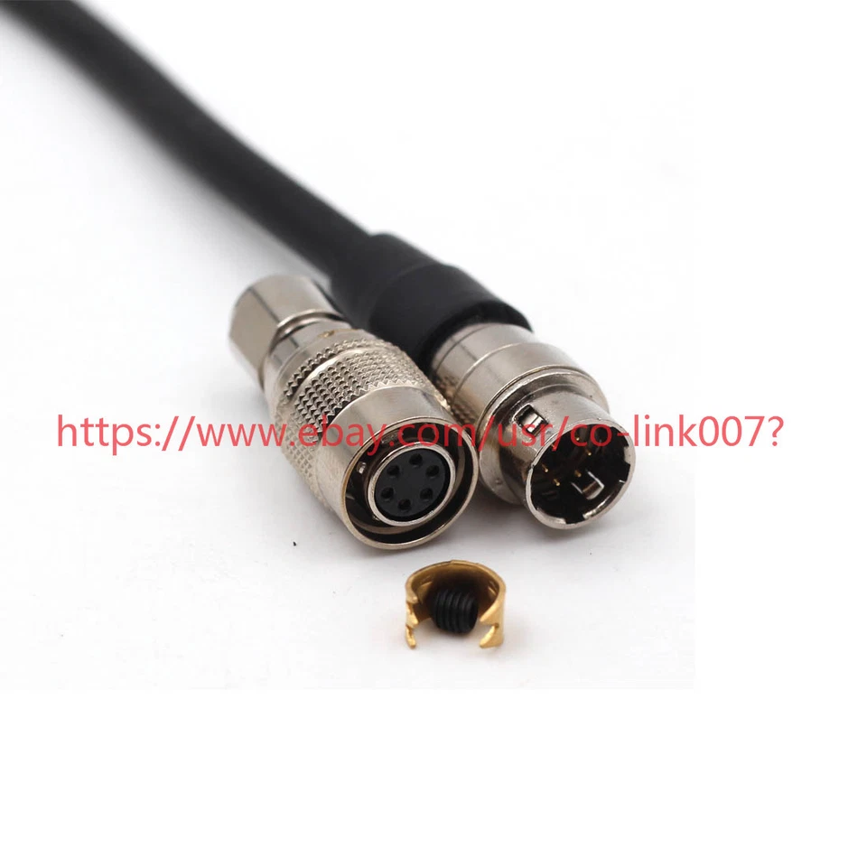 for Hirose 6pin HR10A-7J-6P Connector for Total Station Data Power Cable Plug - Image 3 of 4