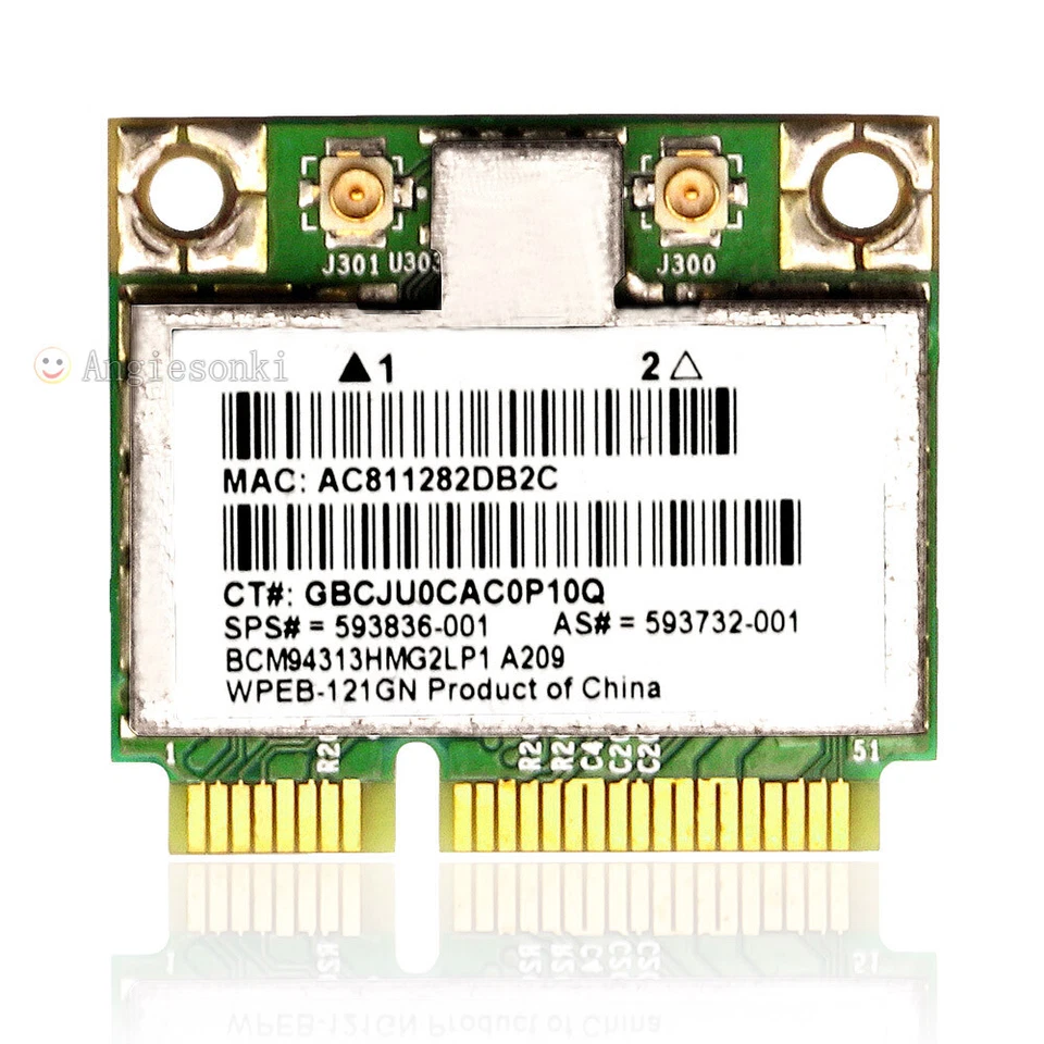 HP ProBook Wireless N 6360b 6450b 6460b 6465b 6455b 6550b 6555b 6560b WLAN Card - Image 3 of 4