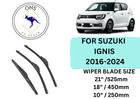 <!--F#f_0-->WIPER BLADES FOR SUZUKI IGNIS 2016-2024 (MF)<!--F/-->