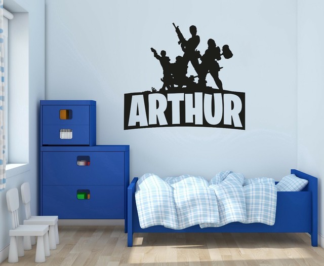 Customizable Name Fortnite Battle Royale Wall Decal /House decoration