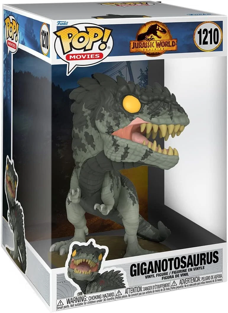 Pop Giant Movie Jurassic World 3 Giganotosaurus Vinyl Figure – Emerald City  Comics