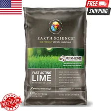 25 lb Fast Acting Lime Soil pH Adjuster Improves Soil Quality for Lawn Garden