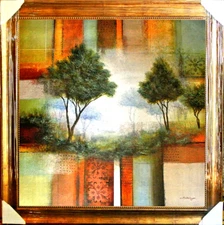 Joel David Holsinger-"La Memoria del Jardin"-Framed ORIG OIL Canvas/Signed/CEO