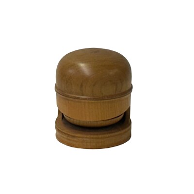 Oriental Wood Crafted 5 Small Plate Coaster with Storage Container ws4094