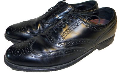 FLORSHEIM men's executive, all-leather wingtip oxfords, sz. 11M | eBay