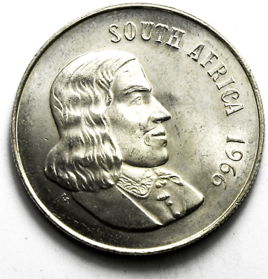 1966 South Africa Rand Silver Coin KM# 71.2 Uncirculated | eBay