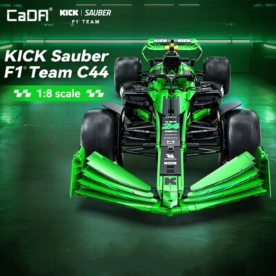 CaDA C64010 Kick Sauber F1 Team C44 Building Blocks Set 2553pcs Gift Toy