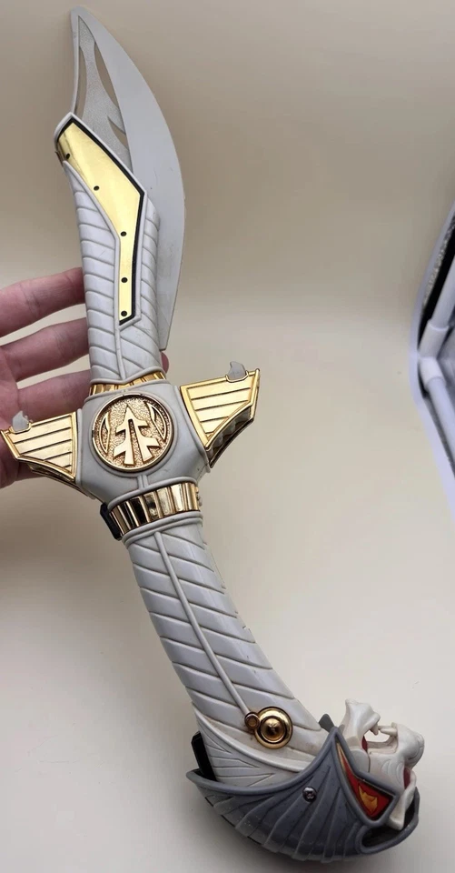 Power Rangers Legacy Bandai Sabre Saba Lion White Rangers #A19 - Photo 1/4