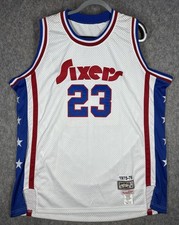 Mitchell & Ness Joe Bryant 76ers Jersey 1975-76 Size 56 Vintage Hardwood