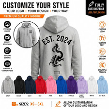 Unisex Custom Hoodie Personalized with Logo Design