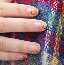 Color Street Thanks A Million Retired Clear/Glitter Overlay Set