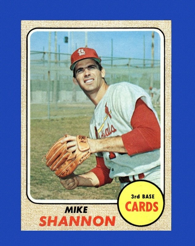 1968 Topps Set-Break #445 Mike Shannon EX-EXMINT *GMCARDS*