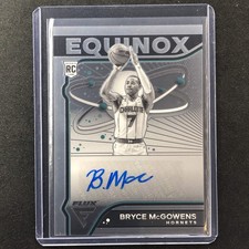 2022-23 Flux Bryce Mcgowens Equinox Rookie Auto Base No Bym