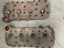 Ford 8ba V8 Flathead Cylinder Heads Pair Oem Nos Right Left 1948-53