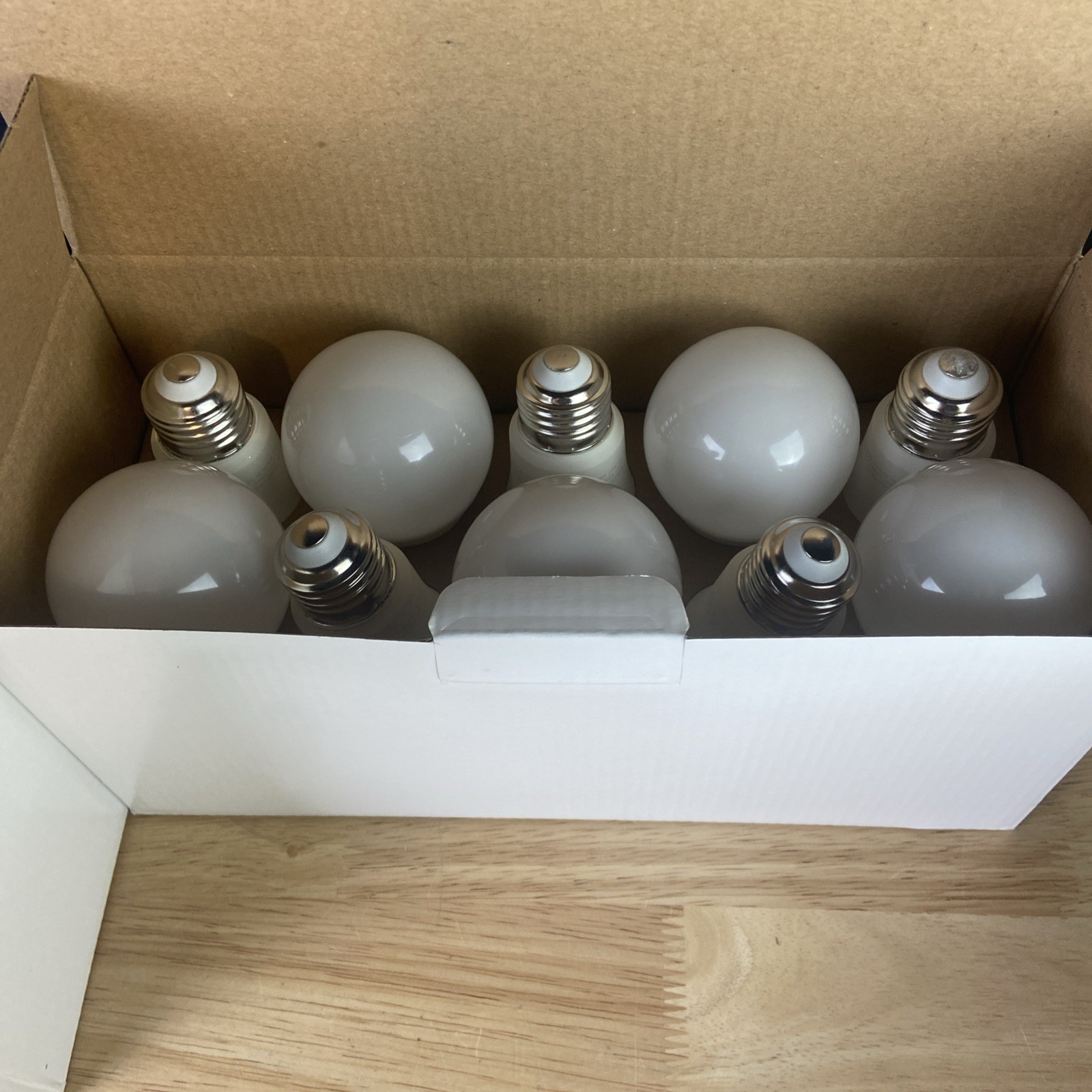 20 Pack HD Supply 100w LED Light Bulb 4100K A19 Non-Dimmable 15w