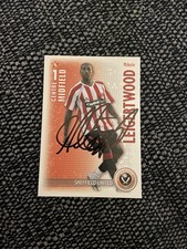 MIKEL LEIGERTWOOD - SHEFFIELD UNITED FC FOOTBALL SIGNED SHOOT OUT CARD
