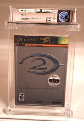 Halo 2 Limited Edition Steelbook DNSB Microsoft Xbox Sealed New WATA 9.8 A+ RARE