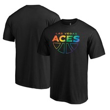 Unisex Black Las Vegas Aces Team Pride Wordmark T-Shirt