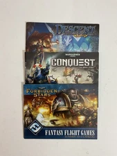 Lot of Fantasy Flight Games Catalogs Descent Warhammer Forbidden Sta