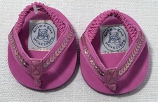 Build A Bear Workshop Pink Sequin Flip Flops Sandals