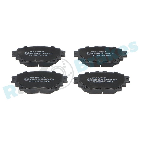 Bremsbelagsatz Scheibenbremse RAP Brakes R-P1614 FüR Toyota RAV 5 VAN Bz4X Vvti-image