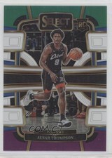 2023-24 Panini Select Concourse Green White Purple Prizm Ausar Thompson #95 0nr3