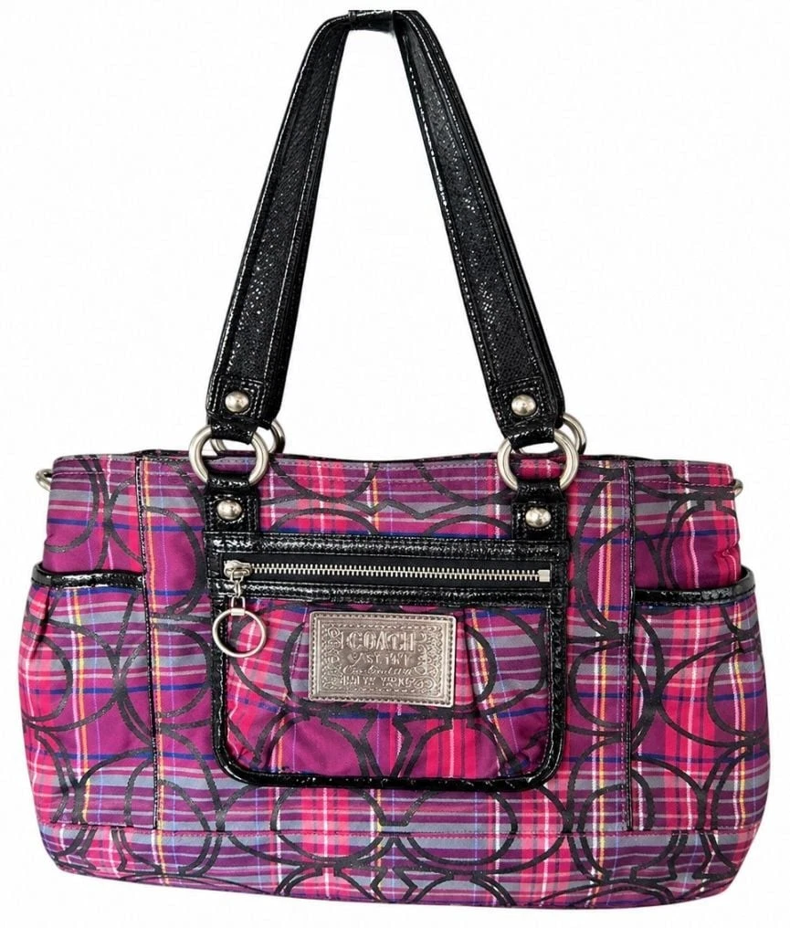 バッグ COACH Poppy Tartan Plaid 2Way Bag Coach Poppy Plaid Bags & Handbags for Women for sale - eBay
