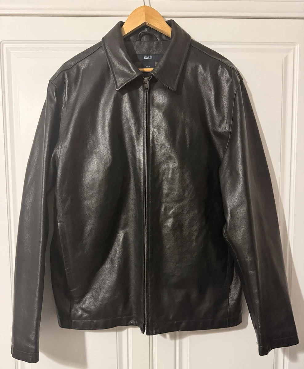 gap leather jacket products for sale | eBay UK