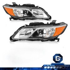 Driveforge For 2013-2015 Acura Rdx Chrome Halogen Headlights Assembly Pair 13-15 Driveforge For 2013-2015 Acura Rdx Chrome Halogen Headlights Assembly Pair 13-15