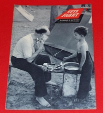 Dobra jazda 1957 08 VW Beetle Ovali Brezel Akcesoria MOTOMETR Split Beetle Mag