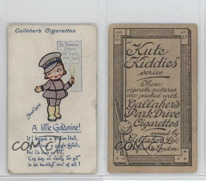 1916 Gallaher Kute Kiddies Tobacco A Little Goldmine! #57 05ng