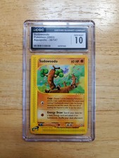 Pokemon CGC 10 GEM MINT 2003 Sudowoodo 36/147 Aquapolis Card on eBay