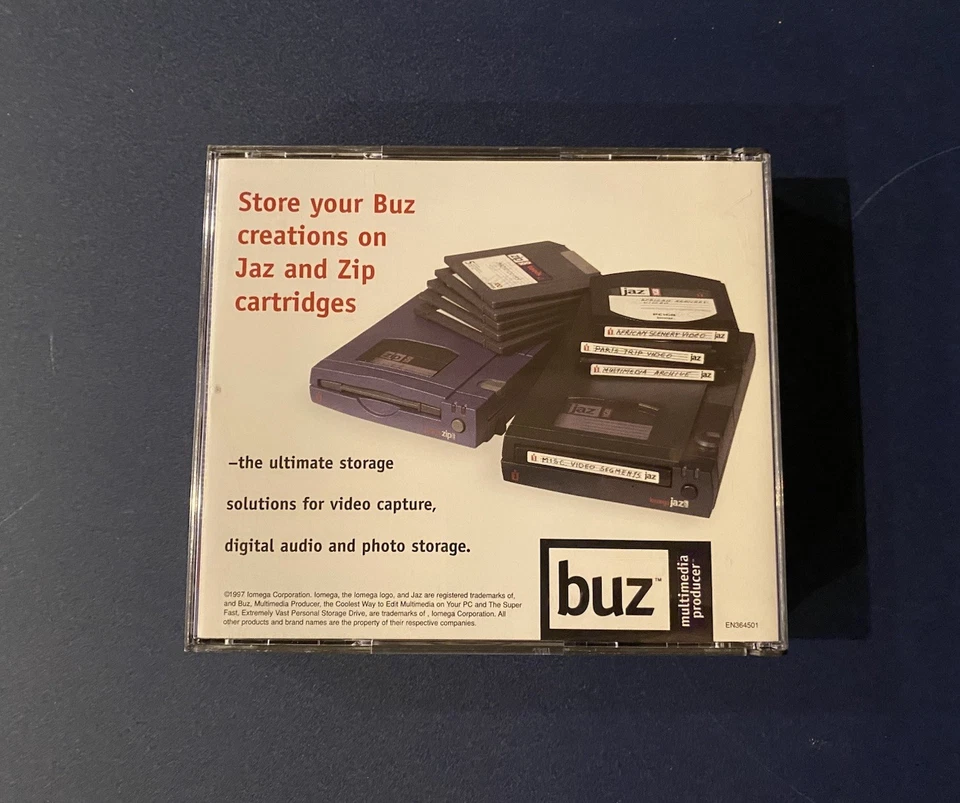 IOMega Buz Multimedia Producer CD-ROMs Installation & Applications Software Only - Image 2 of 4