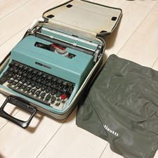 Olivetti Lettera 32 Typewriter antique RARE Basic functionality USED thumbnail
