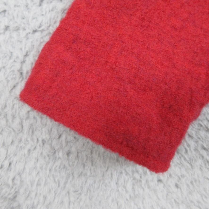 Ruby Rd. Sweater Womens Medium Red Wool Fringe Tr… - image 9