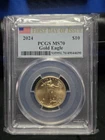 2024 $10 American Gold Eagle - 1/4 Oz Gold PCGS 70 First Day Issue