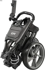 KVV 3 Wheel Golf Push Cart Ultra Lightweight Smallest Folding Size, New-Version