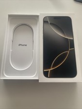 Original Apple iPhone 16 Pro Max Natural Titanium Empty Box Only 128GB Item 0017