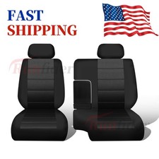 6040 Bench Seat Covers For 1995-2000 Toyota Tacoma Premium Protection - Black