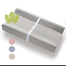Organic Cotton Contour Baby Changing Pad Waterproof Foam Mattress Washable